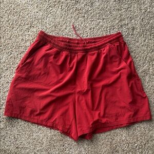 lululemon athletica Men's Red Athletic Shorts